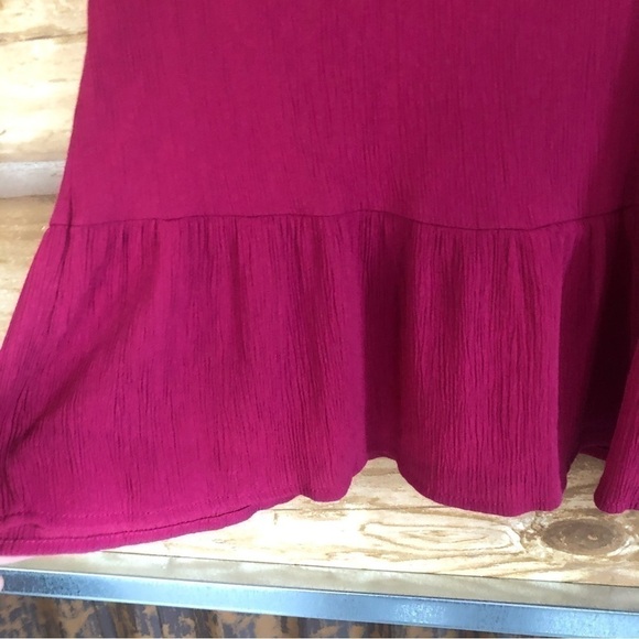 Xhilaration tassel trim open tie back scoop neck tunic top size large - Picture 12 of 16